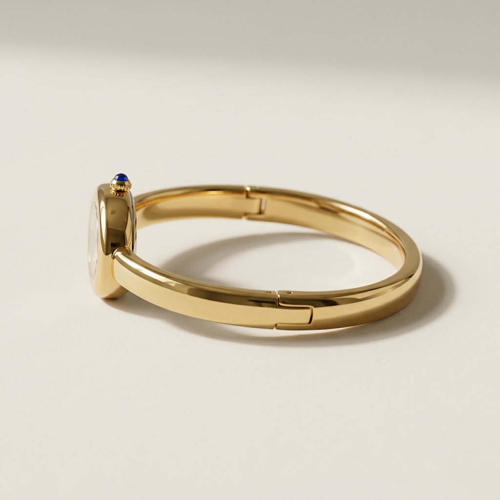 Oval Dial Bangle Watch